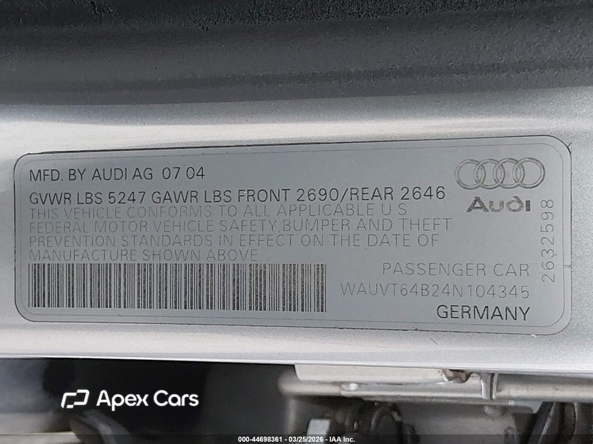 Audi A6 2004