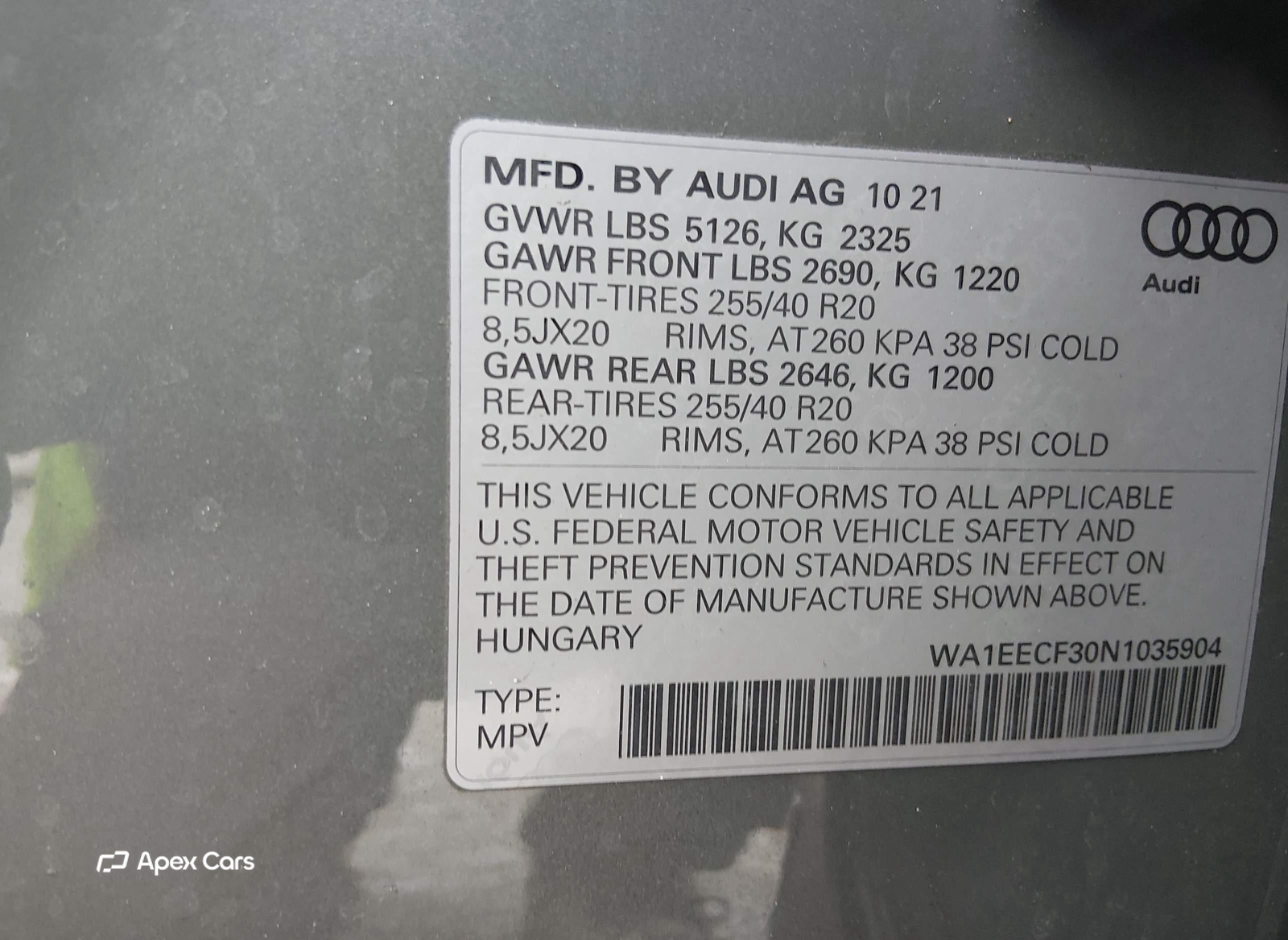 Audi Q3 2022