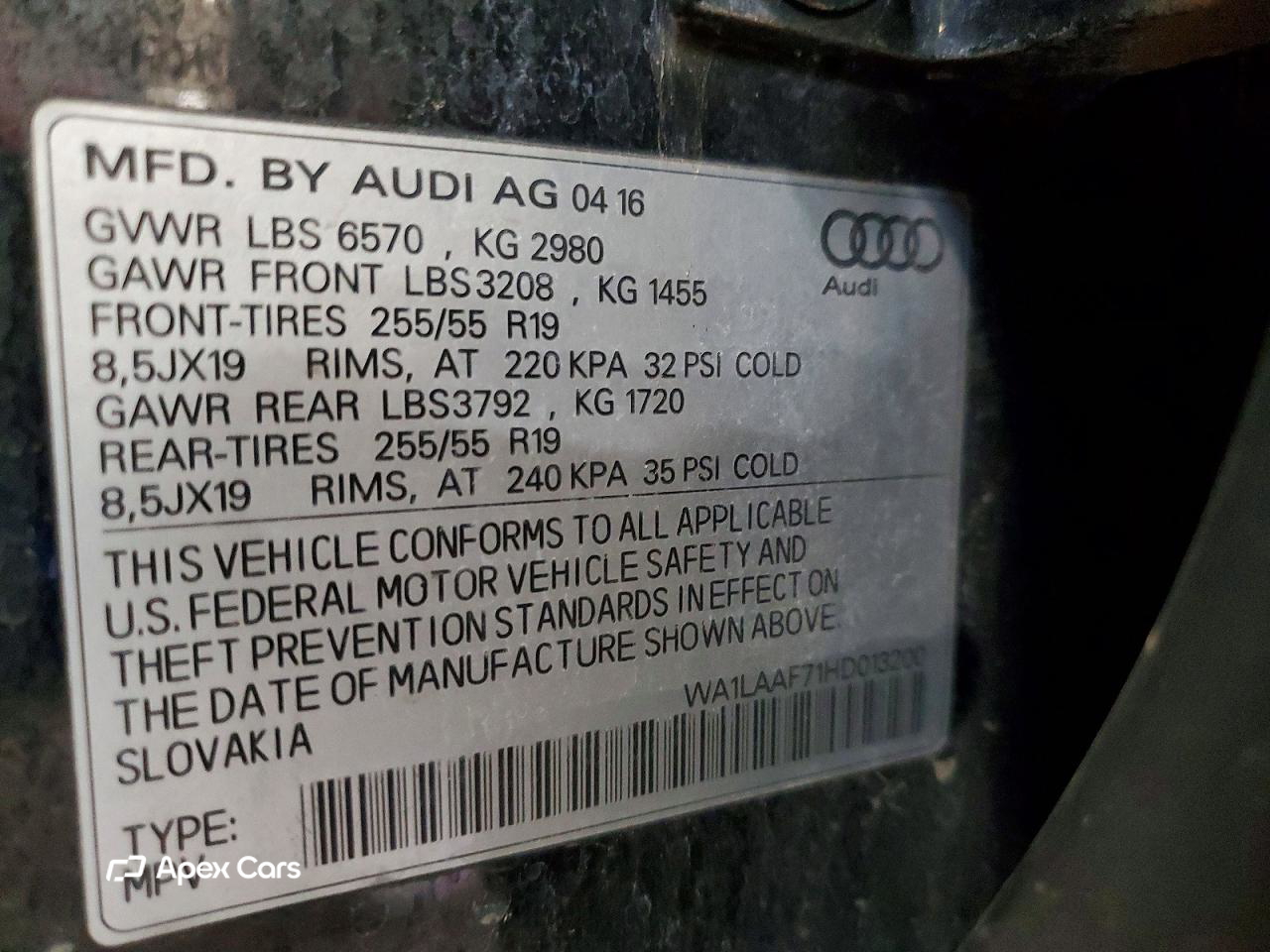Audi Q7 2017