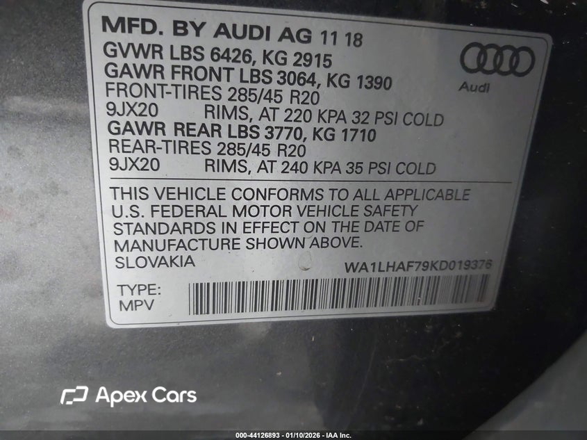 Audi Q7 2019