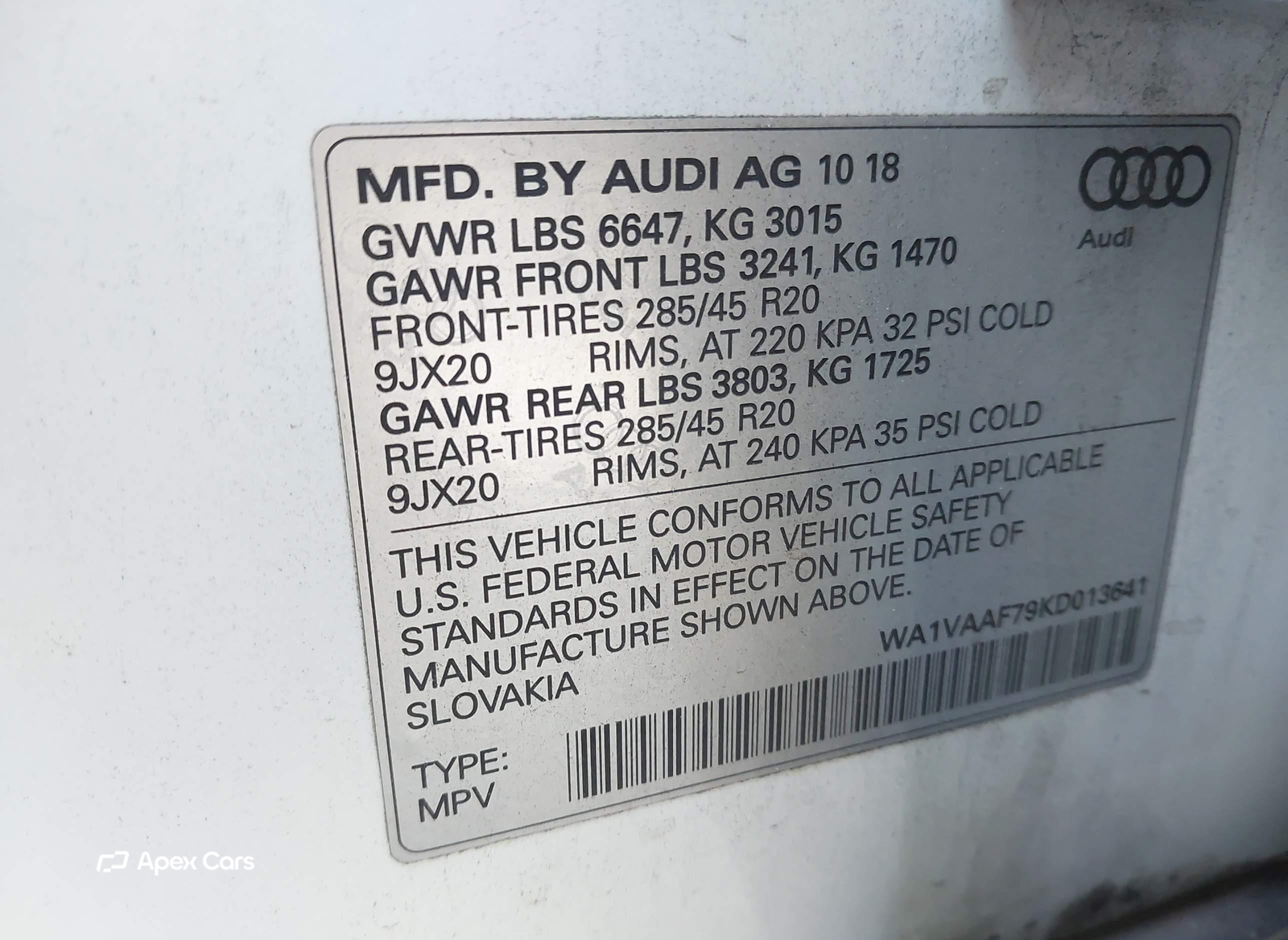 Audi Q7 2019