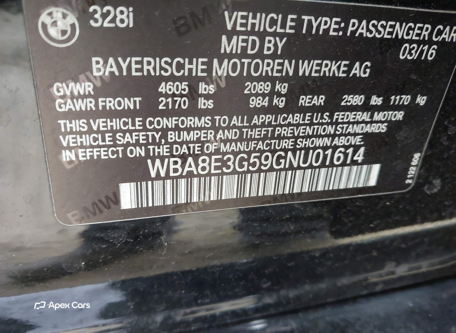 BMW Series 3 2016
