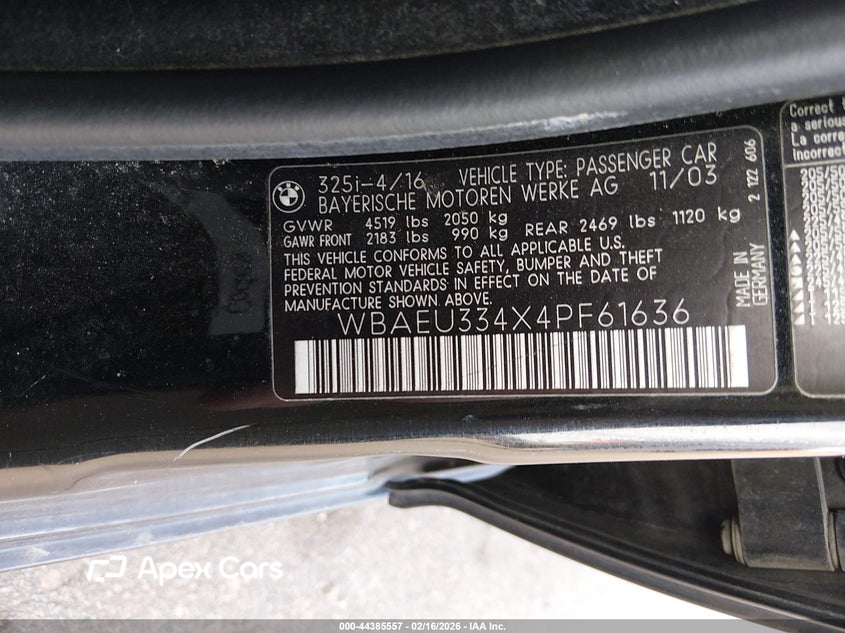 BMW Series 3 2004
