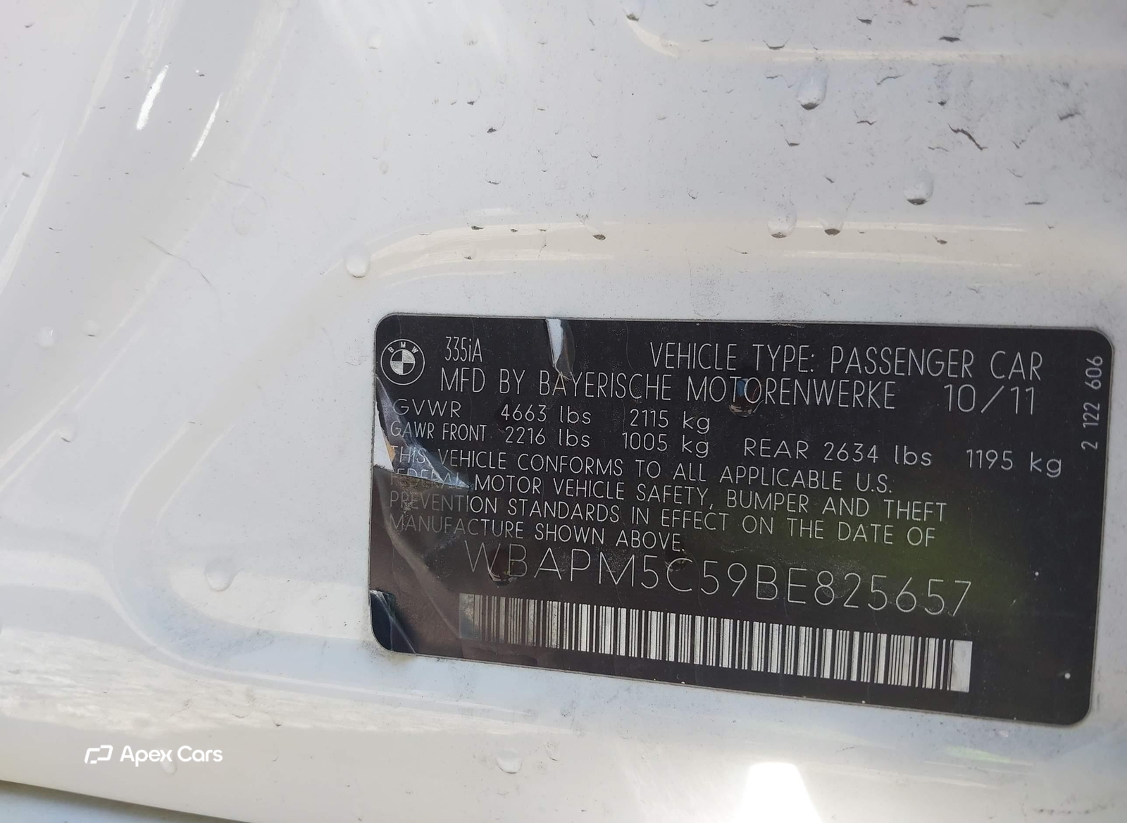BMW Series 3 2011