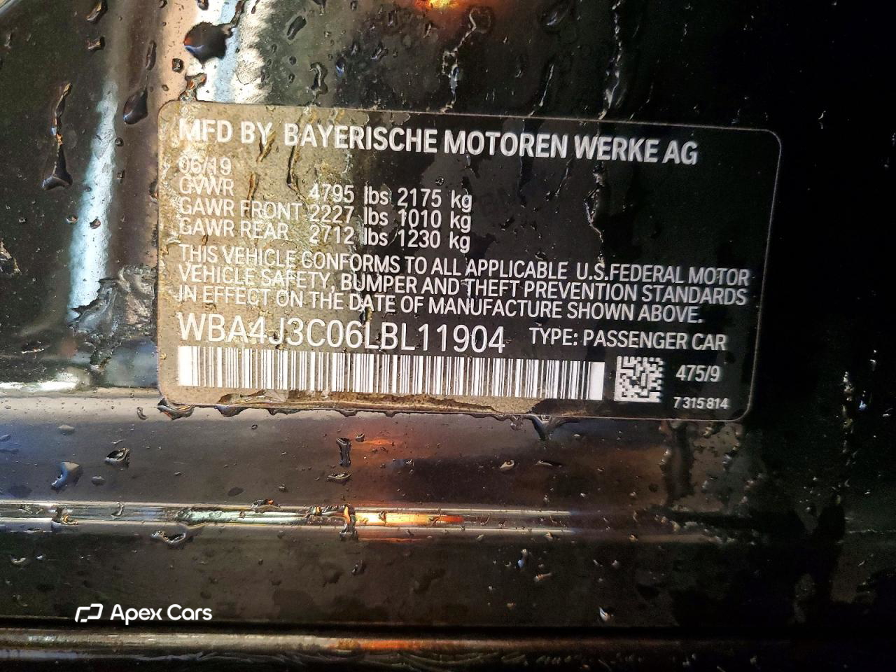 BMW Series 4 2020