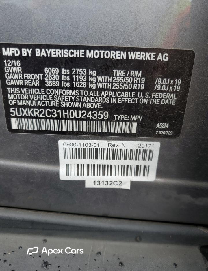 BMW X5 2017