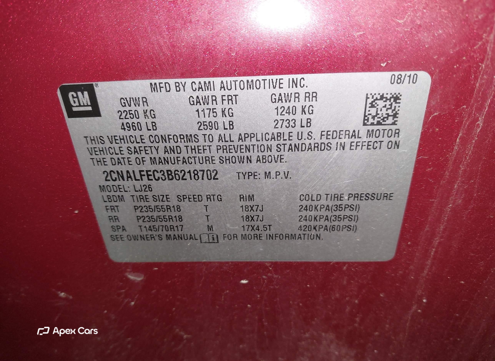 Chevrolet Equinox 2011