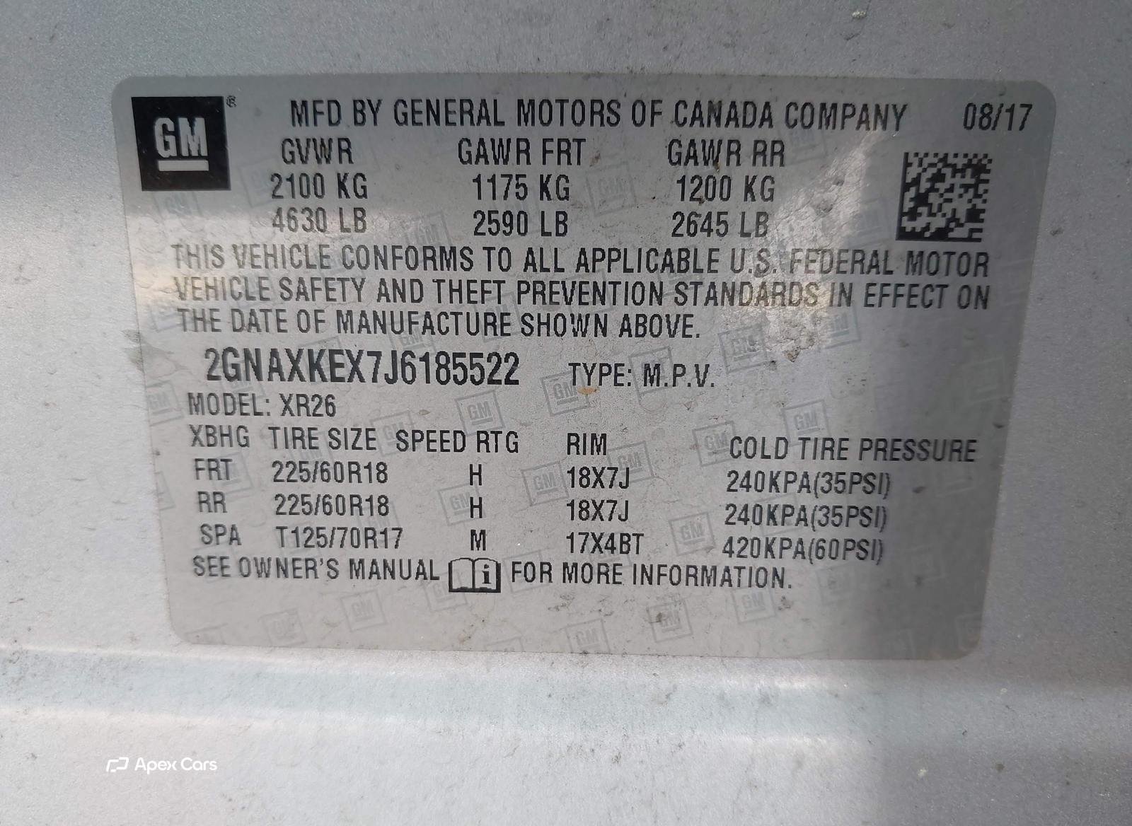 Chevrolet Equinox 2018