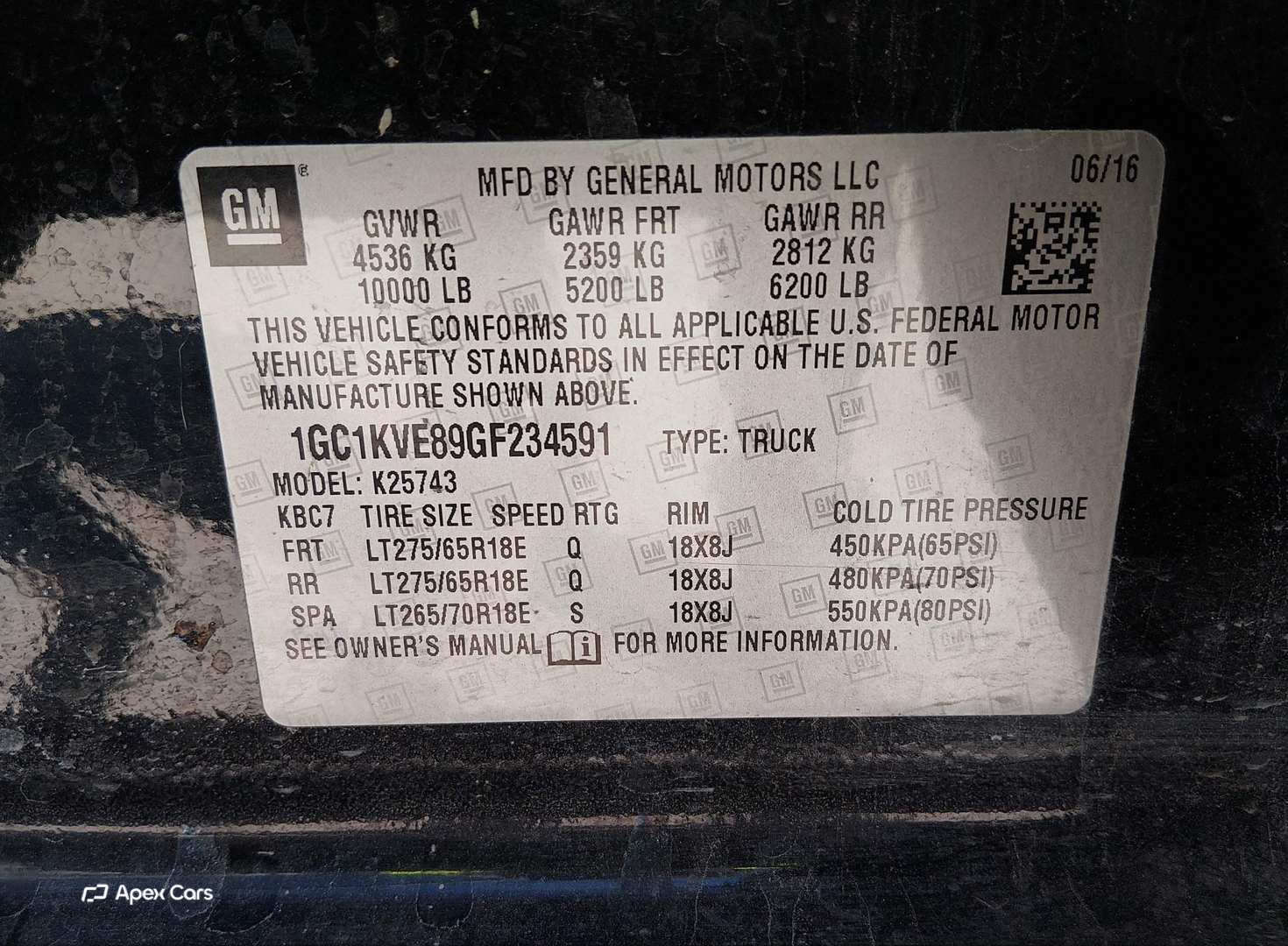 Chevrolet Silverado 2016