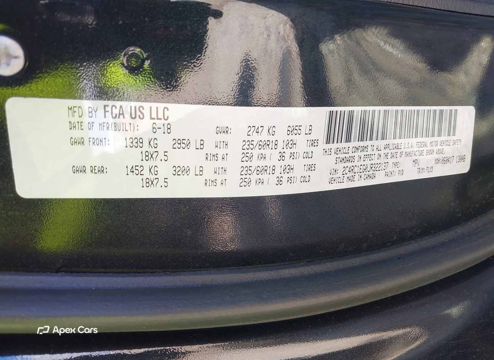 Chrysler Pacifica 2018