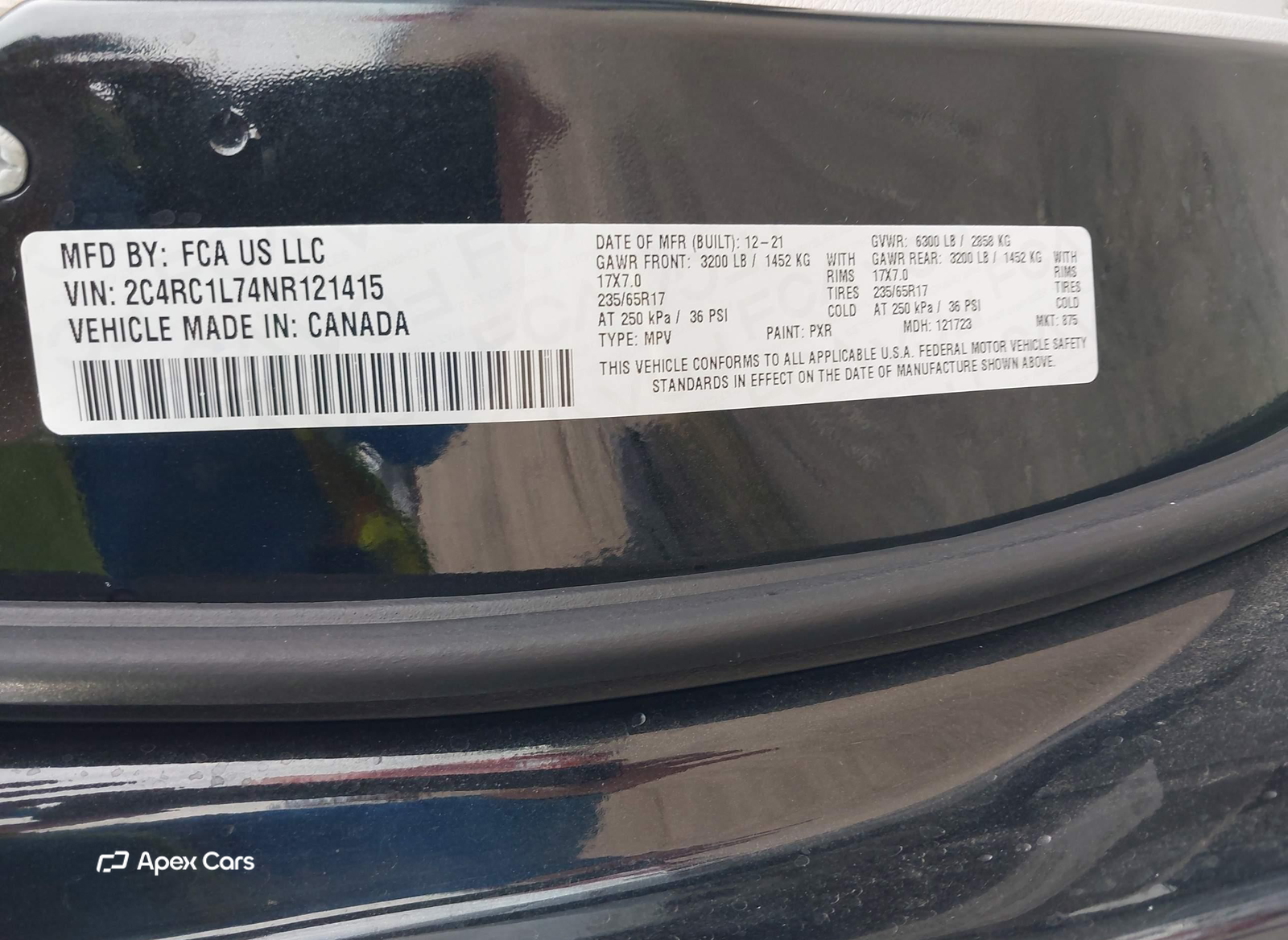 Chrysler Pacifica 2022