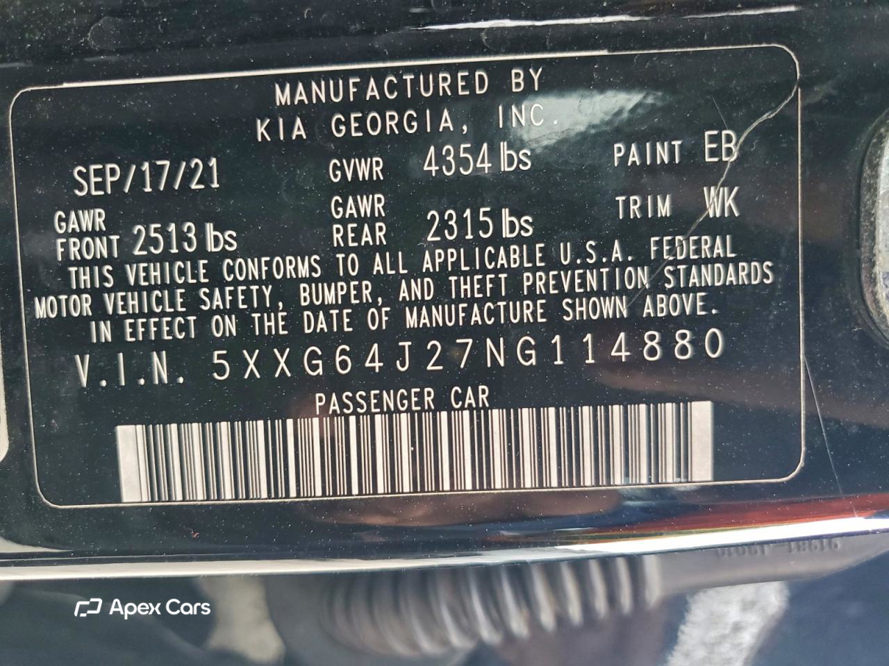 Kia K5 2022