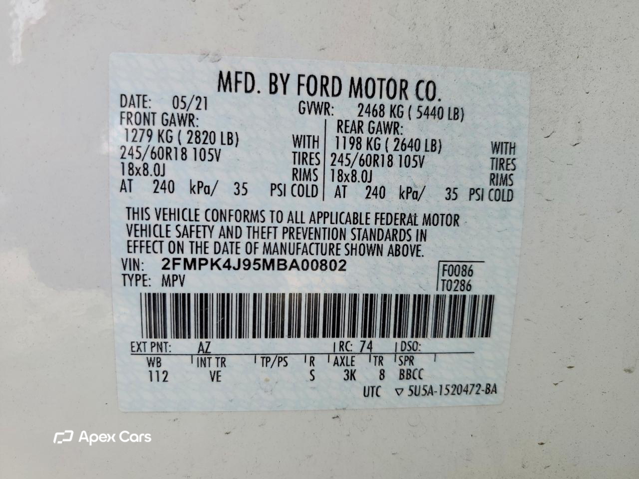 Ford Edge 2021