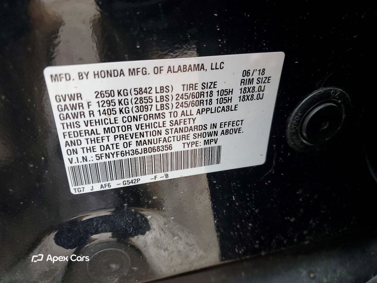 Honda Pilot 2018