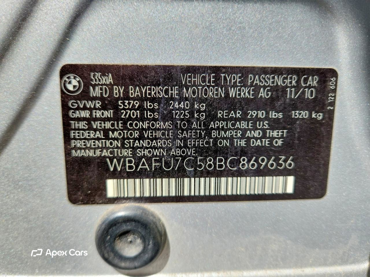 BMW Series 5 2011