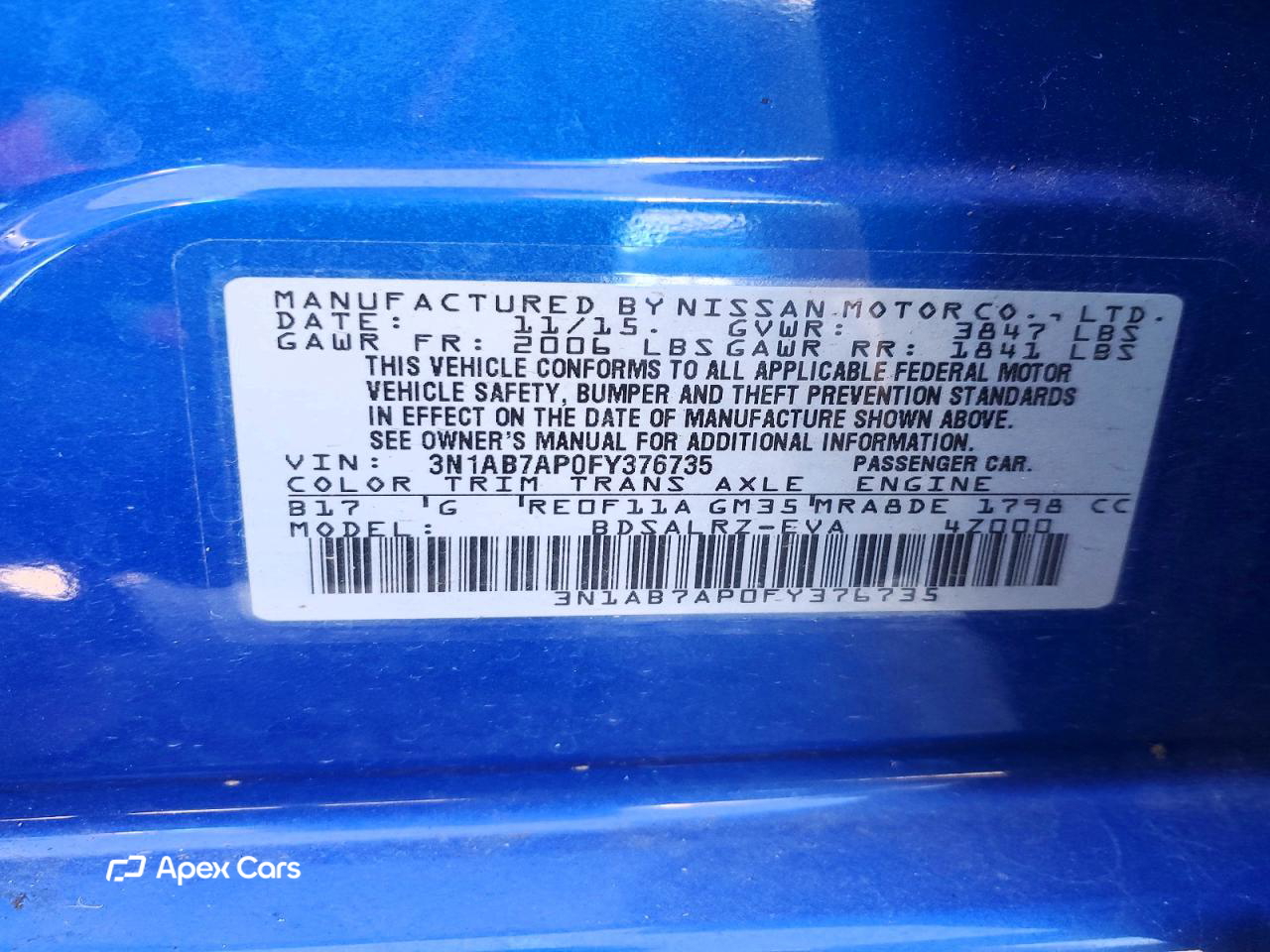 Nissan Sentra 2015