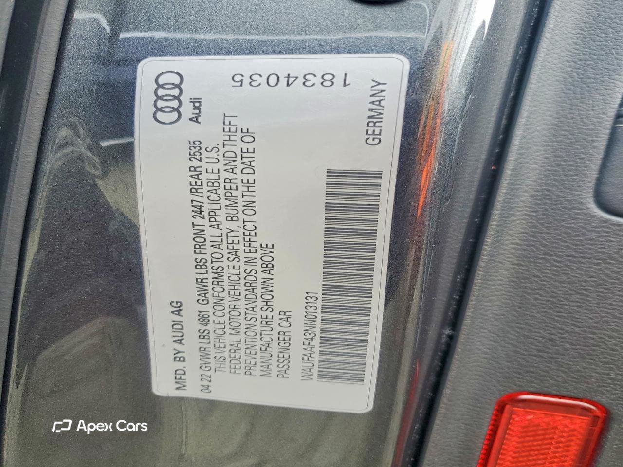 Audi A4 2022