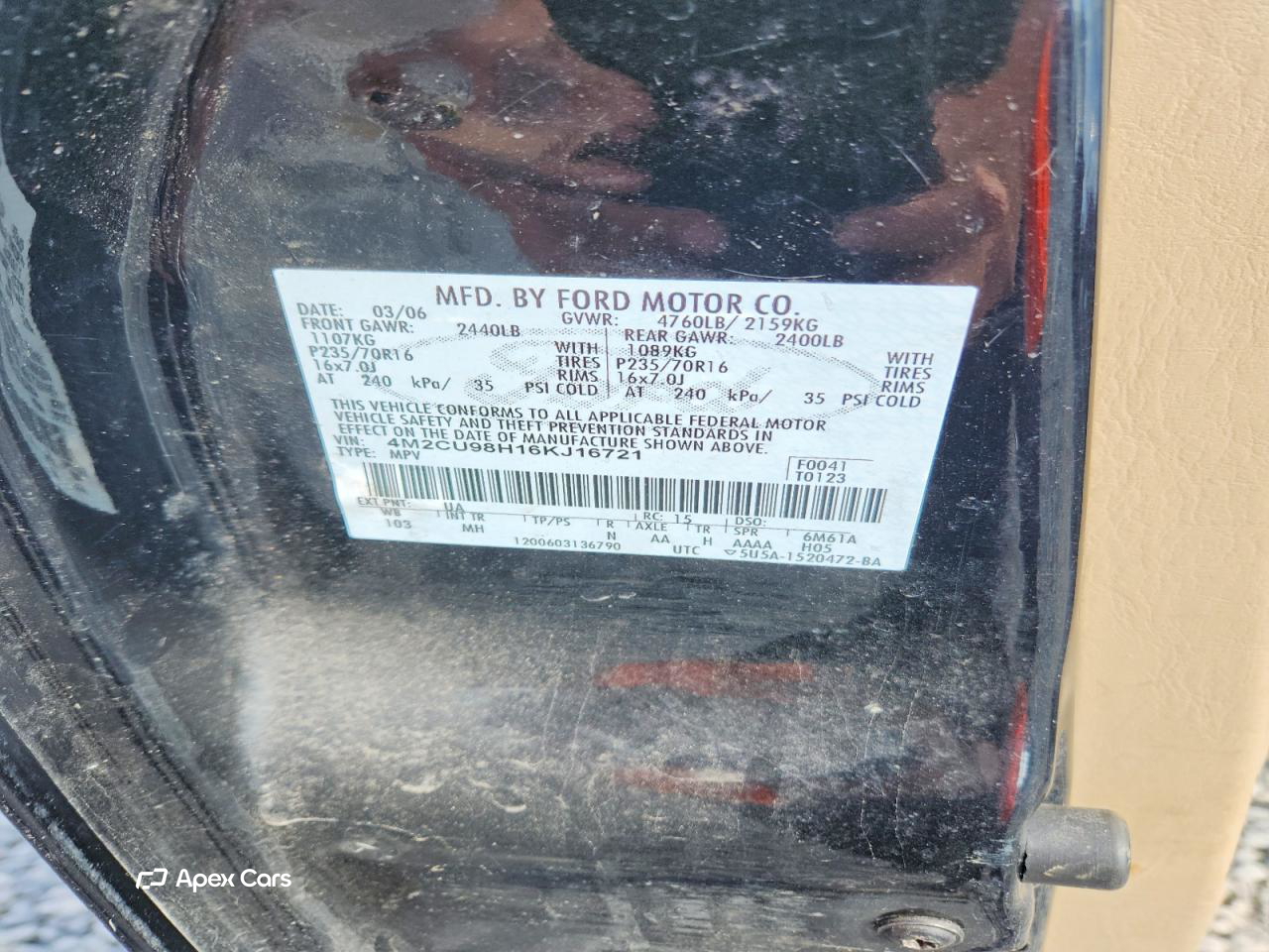 Mercury Mariner 2006