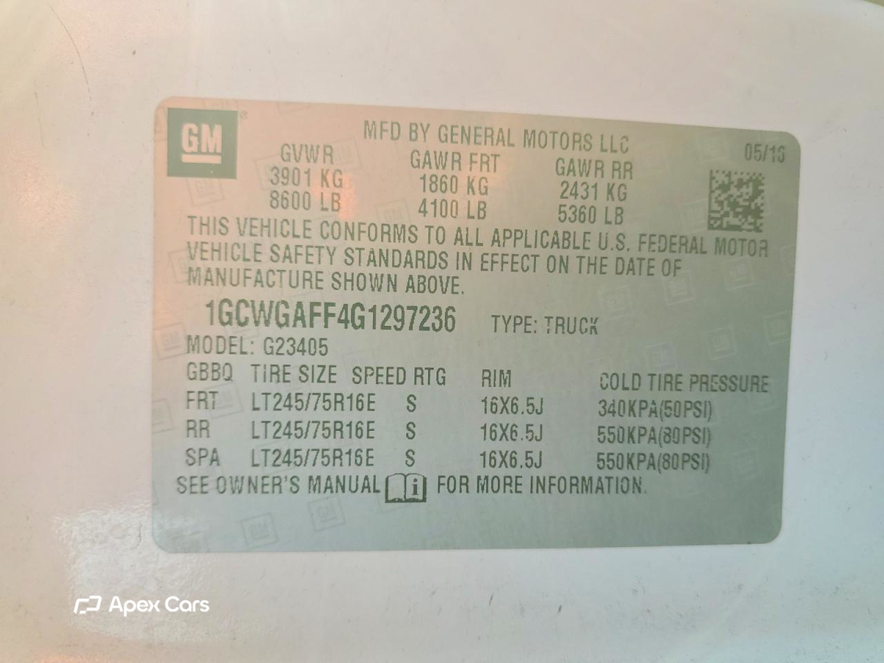 Chevrolet Express 2016