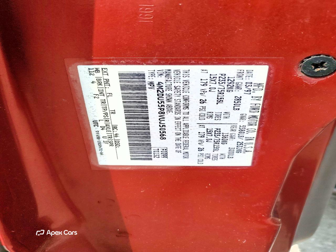 Mercury Mountaineer 1997