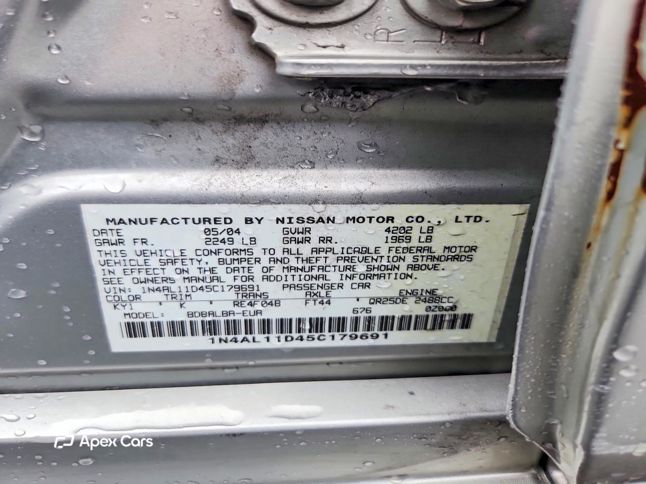 Nissan Altima 2005