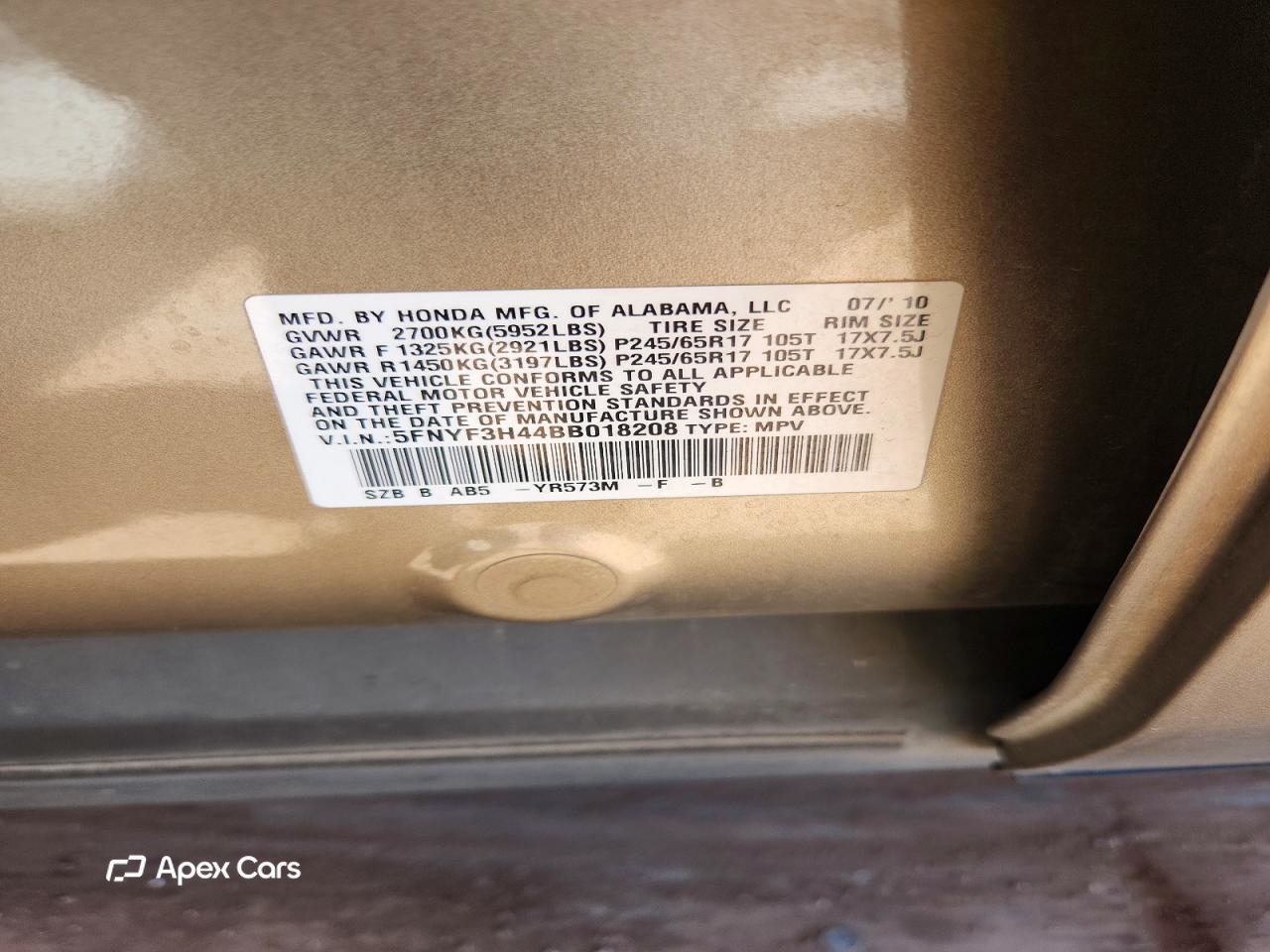 Honda Pilot 2011