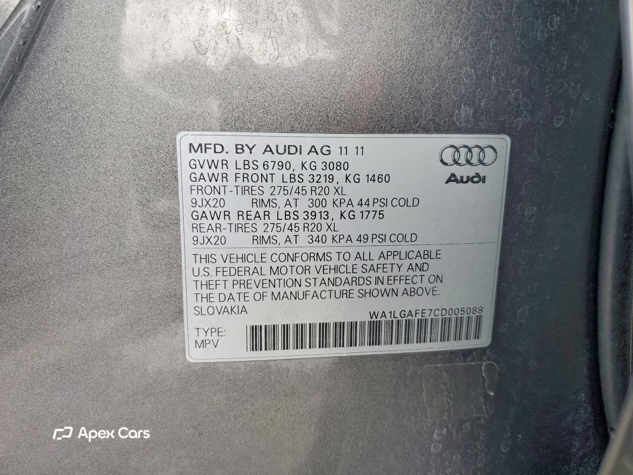 Audi Q7 2012