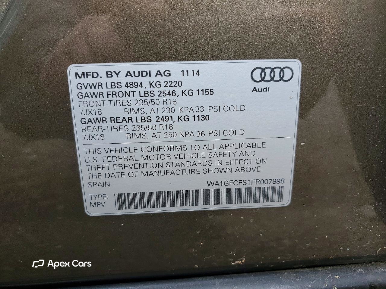 Audi Q3 2015