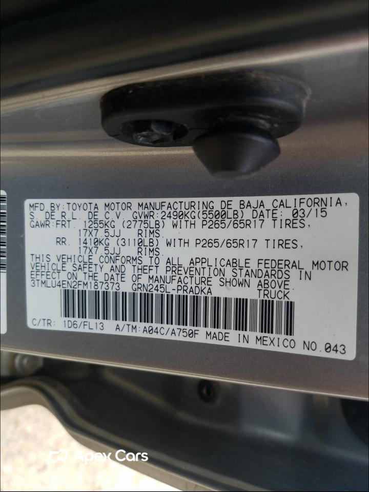 Toyota Tacoma 2015