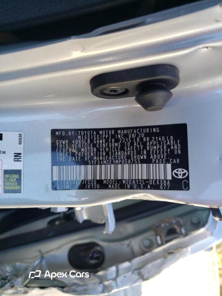 Toyota Corolla 2021