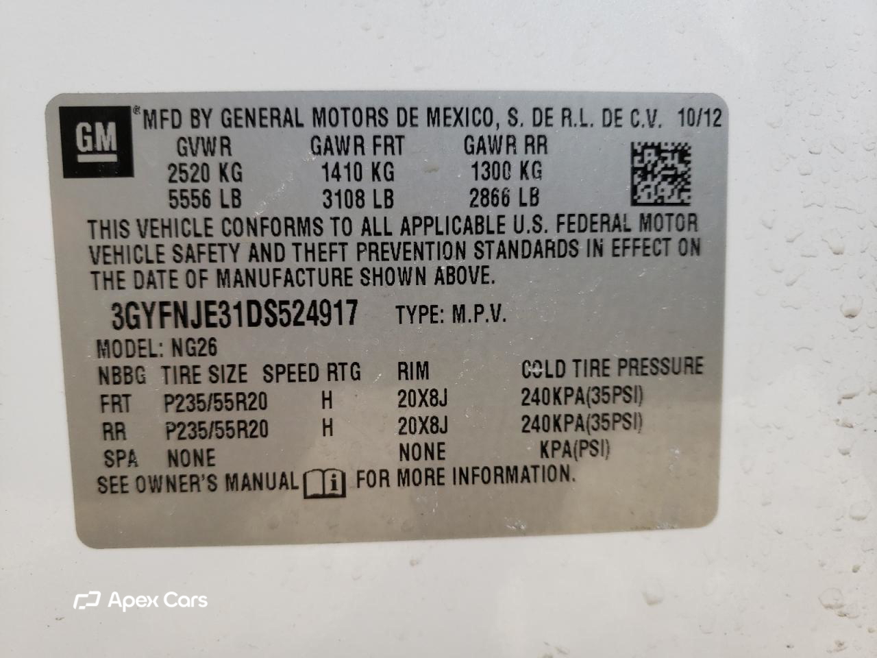 Cadillac SRX 2013