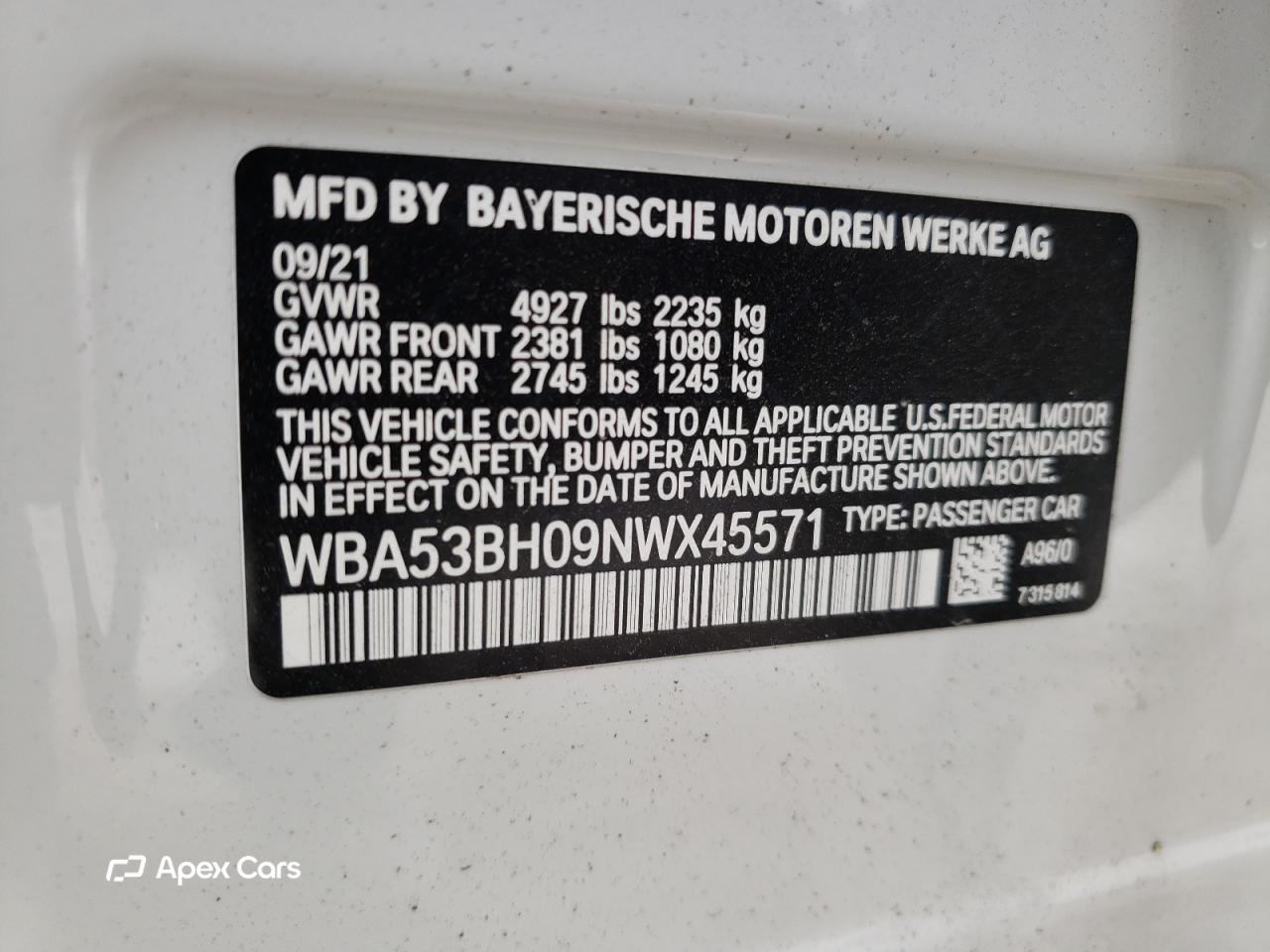 BMW Series 5 2022