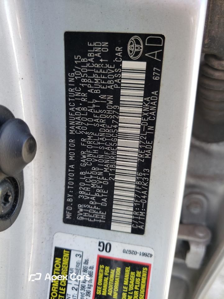 Toyota Corolla 2016