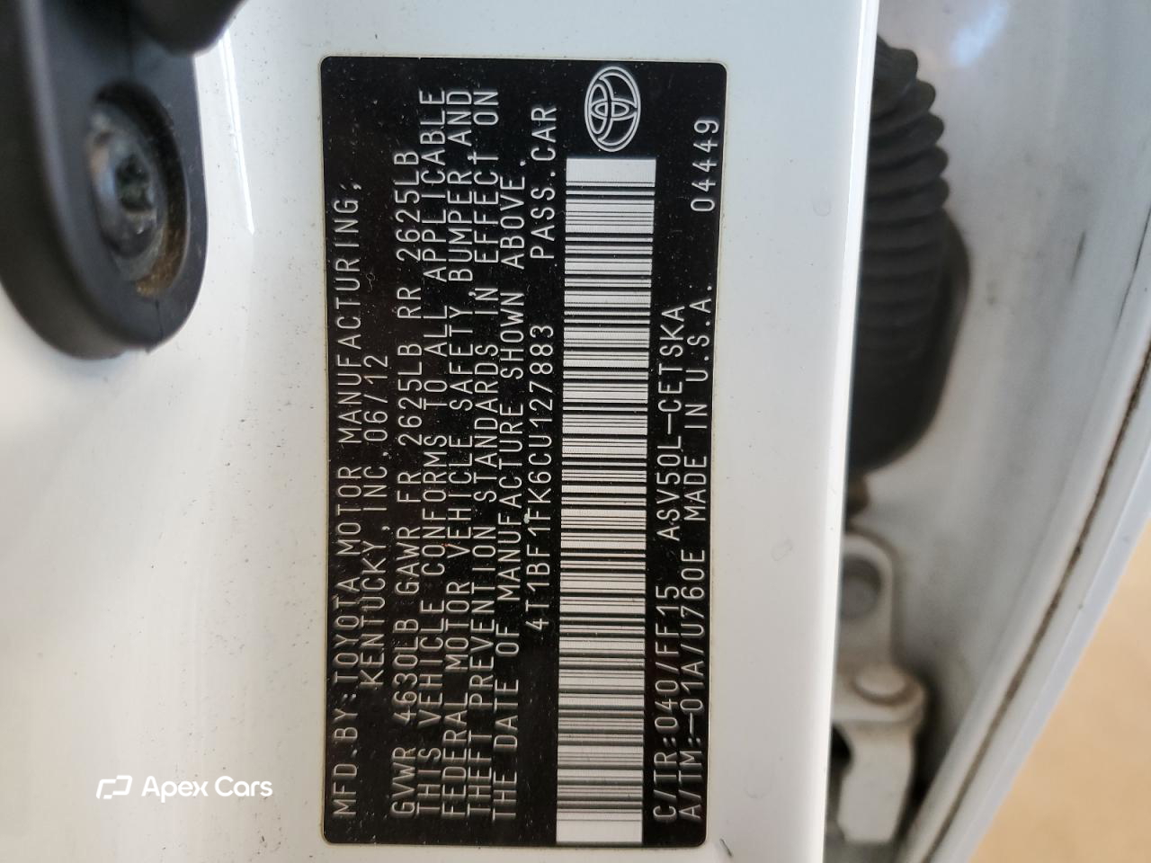 Toyota Camry 2012