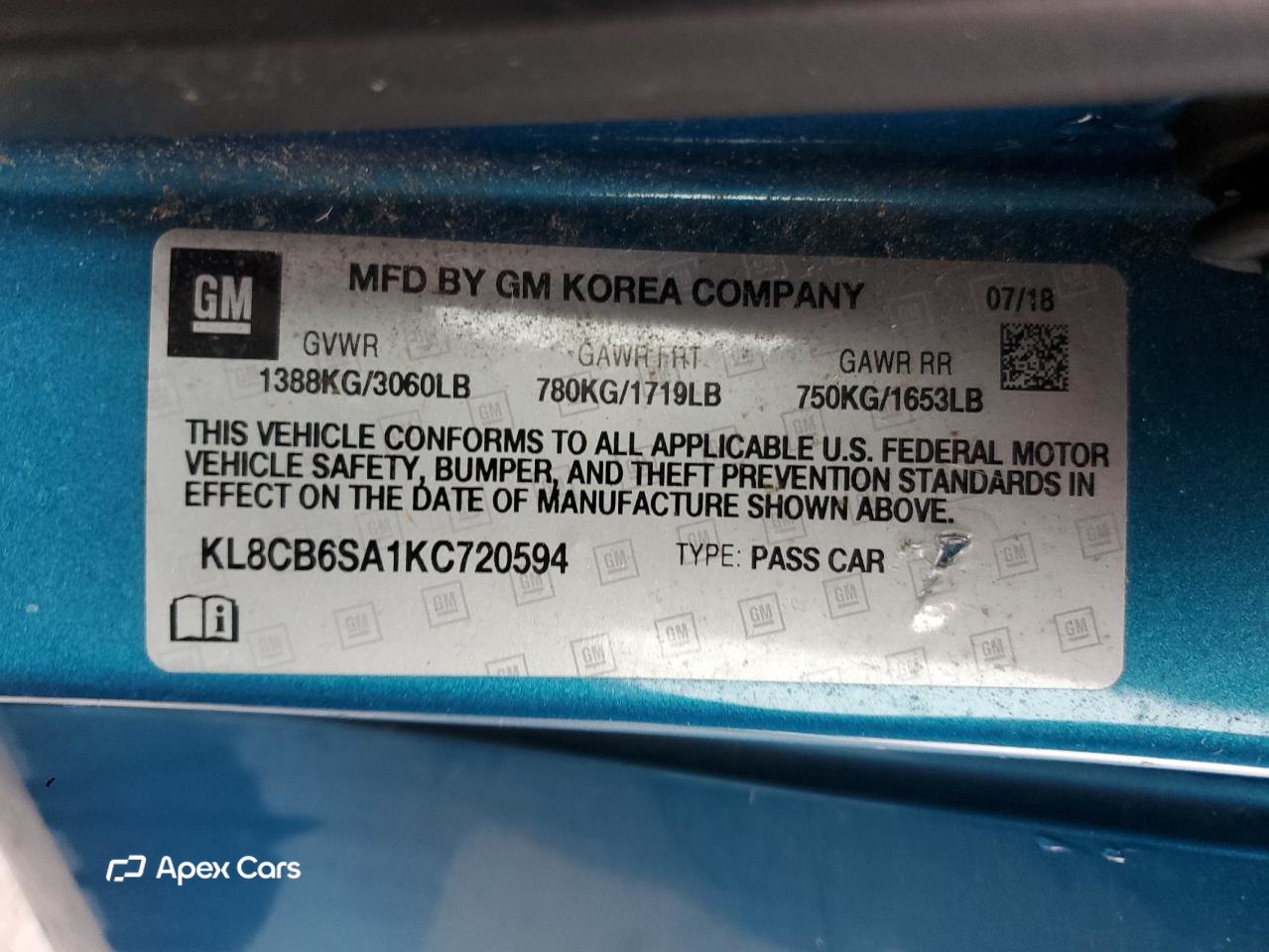 Chevrolet Spark 2019
