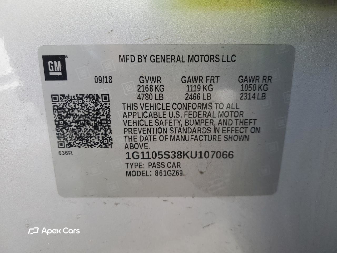 Chevrolet Impala 2019