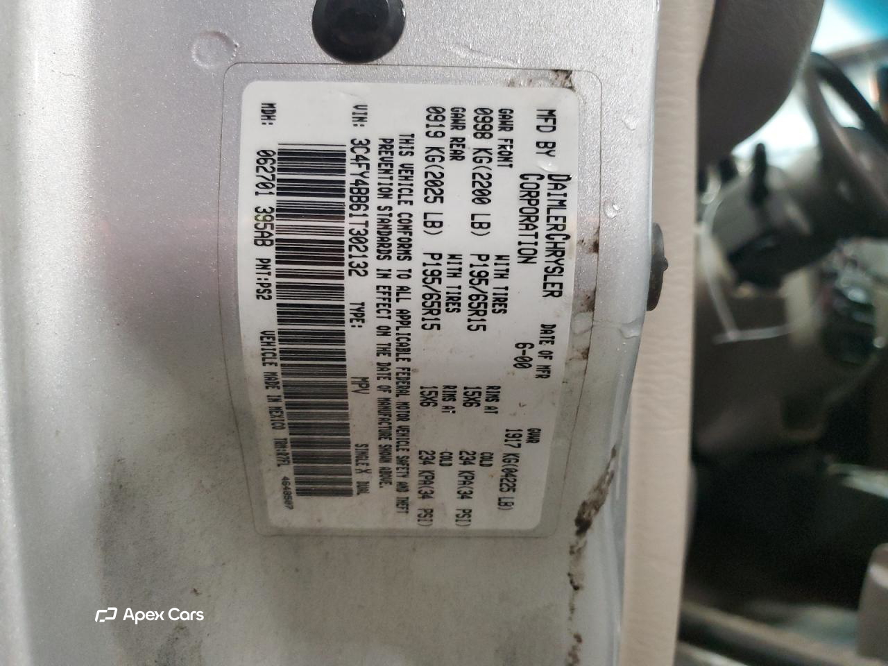 Chrysler PT Cruiser 2001