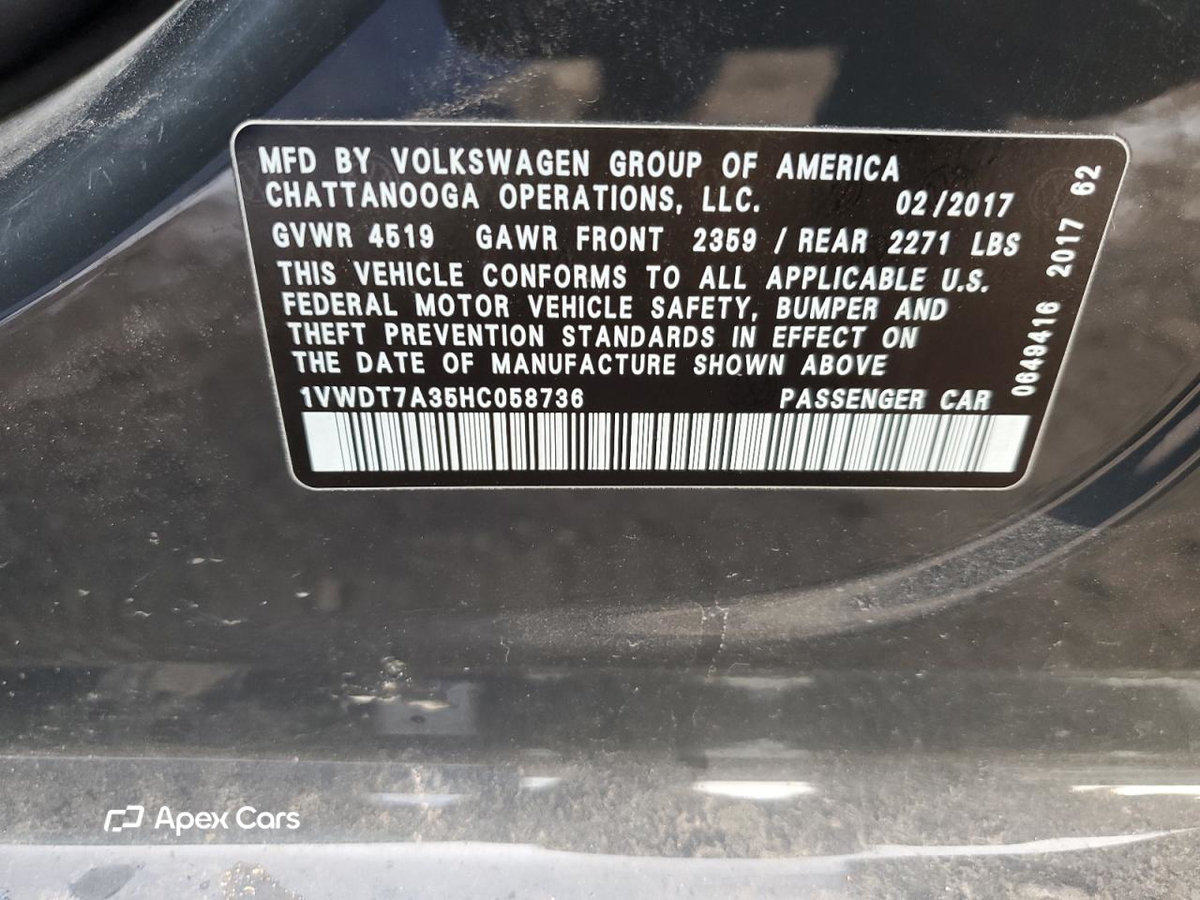 Volkswagen Passat 2017