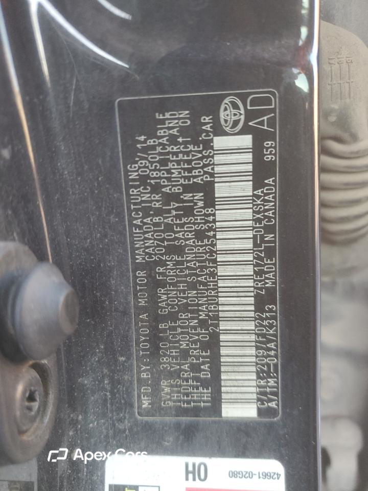 Toyota Corolla 2015