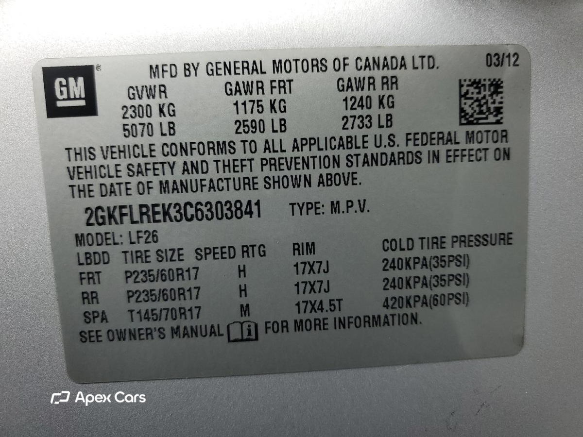 GMC Terrain 2012
