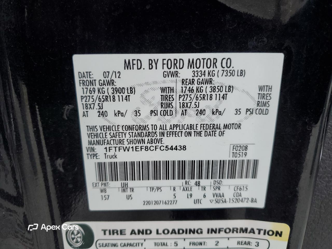 Ford F-150 2012
