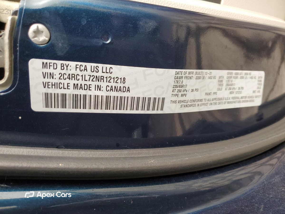 Chrysler Pacifica 2022