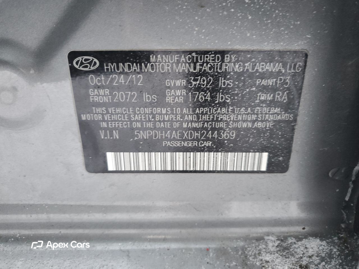 Hyundai Elantra 2013