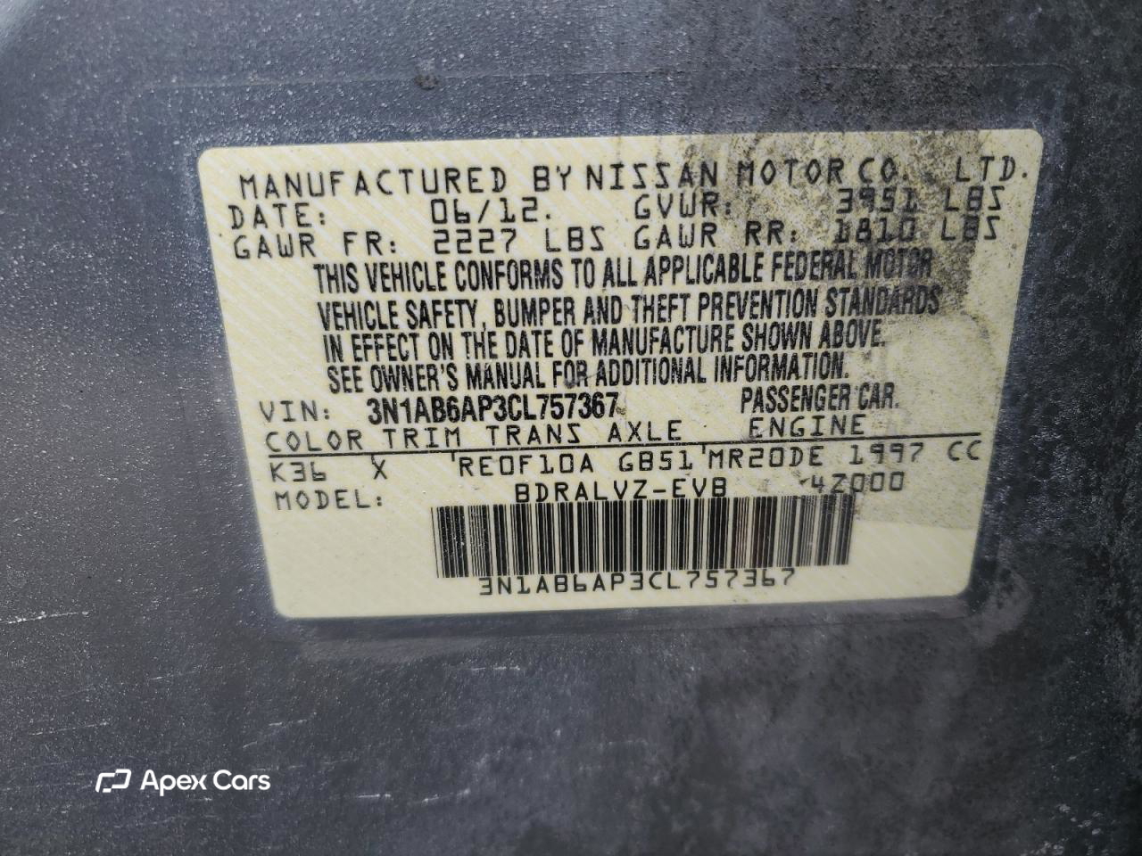 Nissan Sentra 2012
