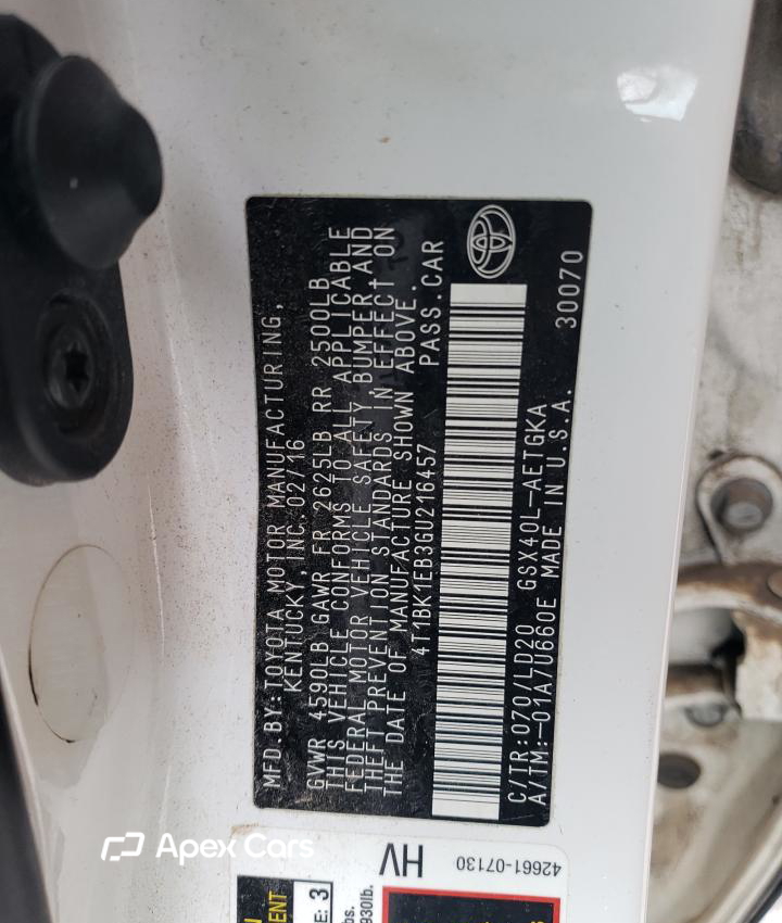 Toyota Avalon 2016