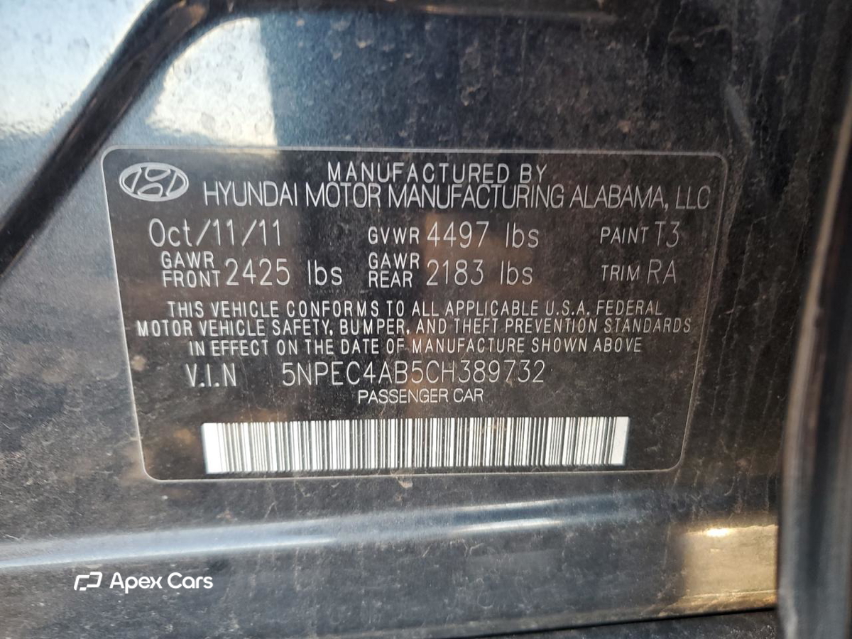 Hyundai Sonata 2012