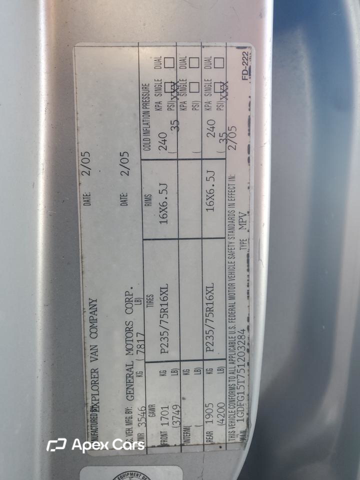 GMC Savana 2005