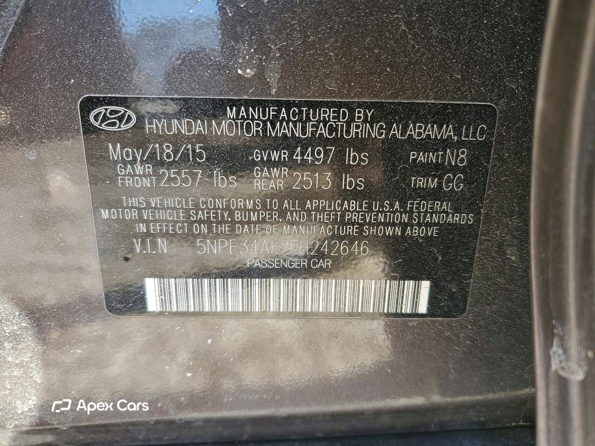 Hyundai Sonata 2015