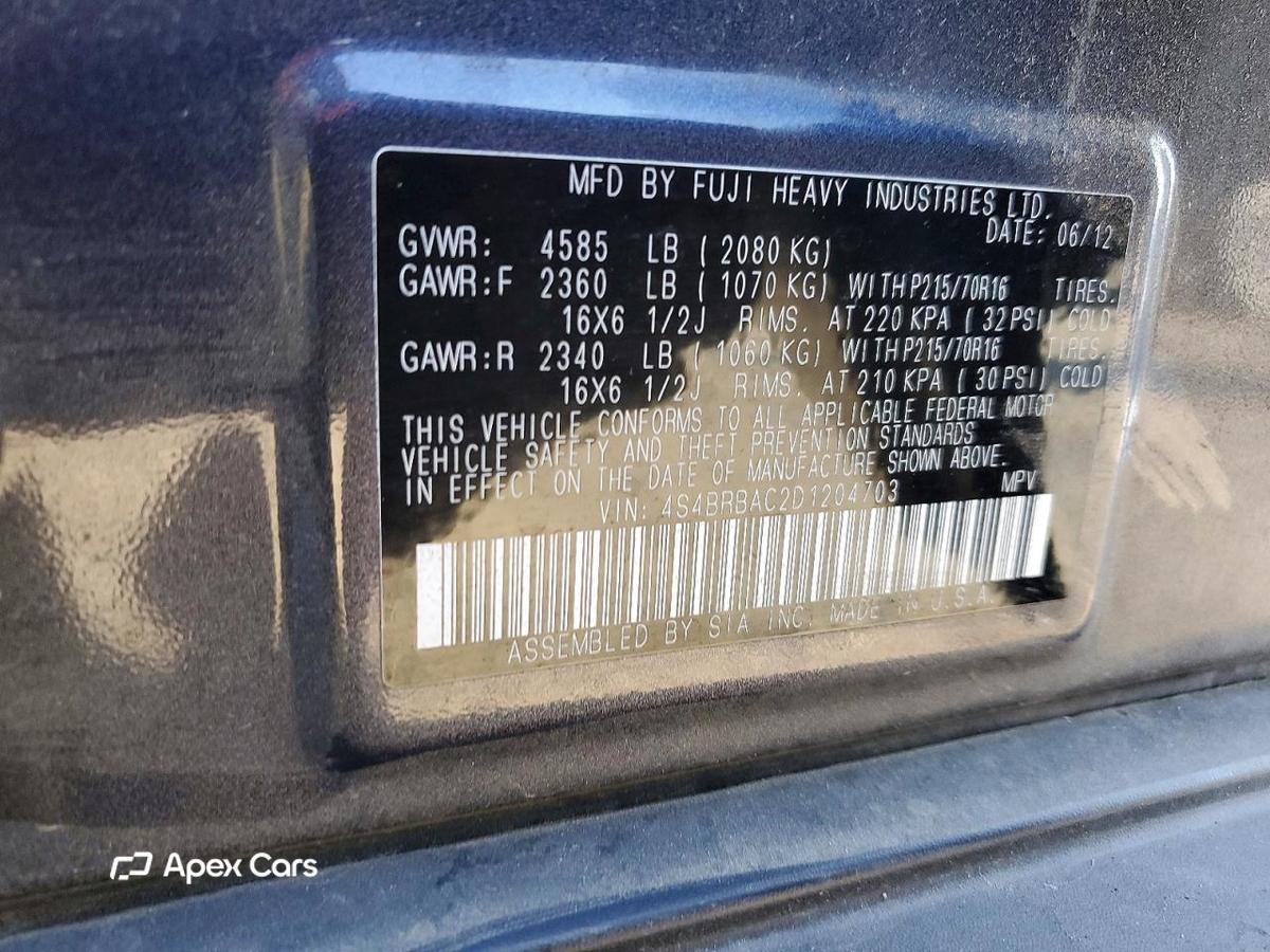 Subaru Outback 2013