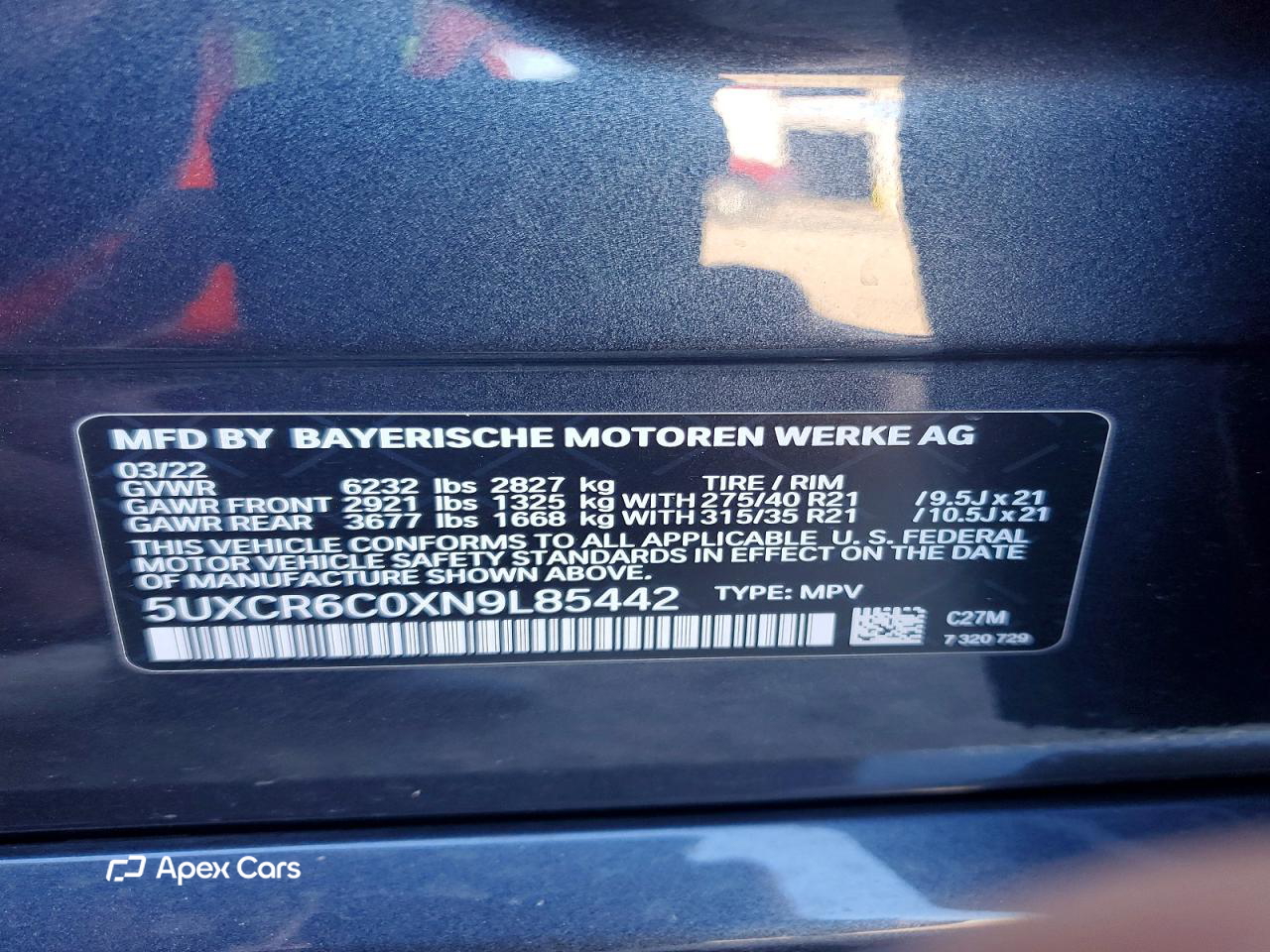 BMW X5 2022